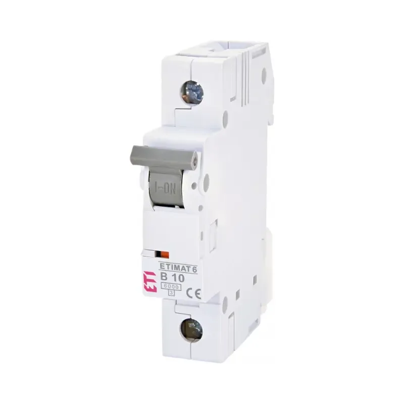 Siguranță automată AC 1P 10A B 6kA ETIMAT 6 ETI