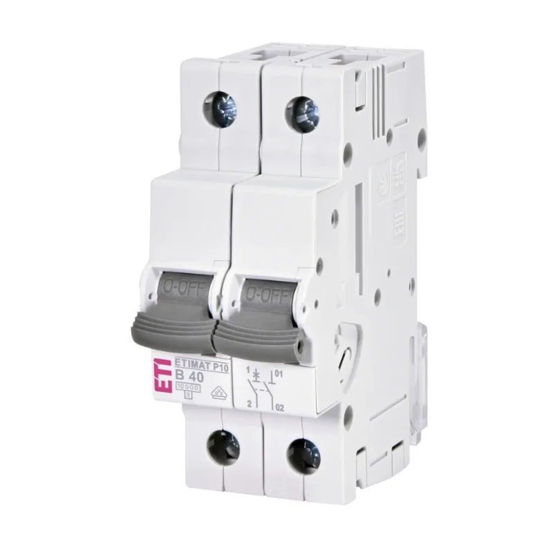 Siguranță automată AC 1p+N 40A B 10kA ETIMAT P10 ETI