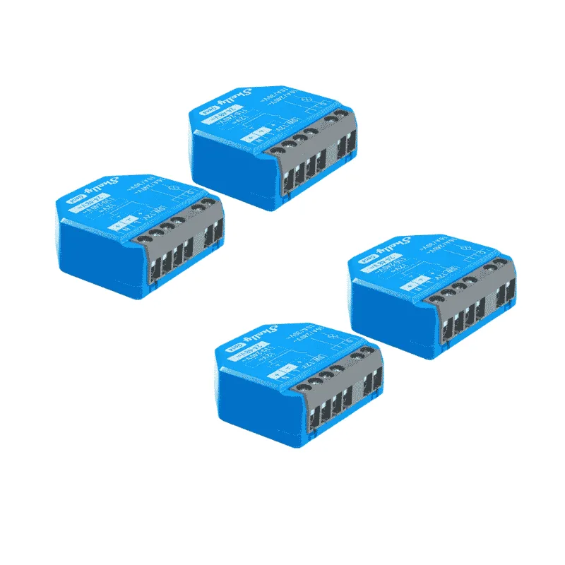 Kit Shelly 1 Gen4, Set 4 Relee Smart Wi-Fi cu Contact Uscat, 16A