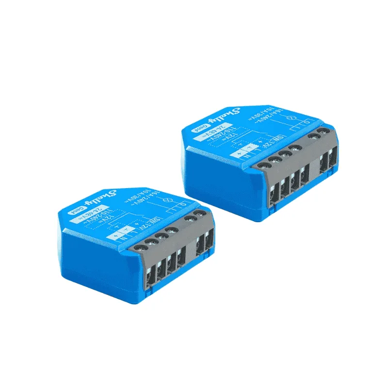 Kit Shelly 1 Gen4, Set 2 Relee Smart Wi-Fi cu Contact Uscat, 16A