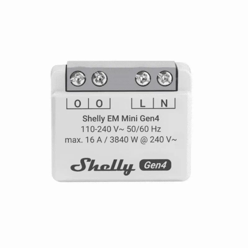 Shelly EM Mini Gen4, Contor Smart Consum Energie, 16A