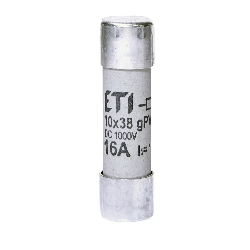 Siguranță fuzibilă cilindrică DC 16A/1000V CH,10x38, gPV, ETI